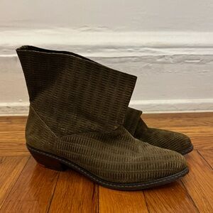Joe's Jeans Star II perforated suede ankle boots